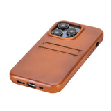 iPhone 14 Pro Leather Snap - on wallet case by Hardiston - premium iPhone 14 Cases