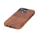 iPhone 14 Pro Leather Snap - on wallet case by Hardiston - premium iPhone 14 Cases