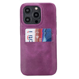iPhone 14 Pro Leather Snap - on wallet case by Hardiston - premium iPhone 14 Cases