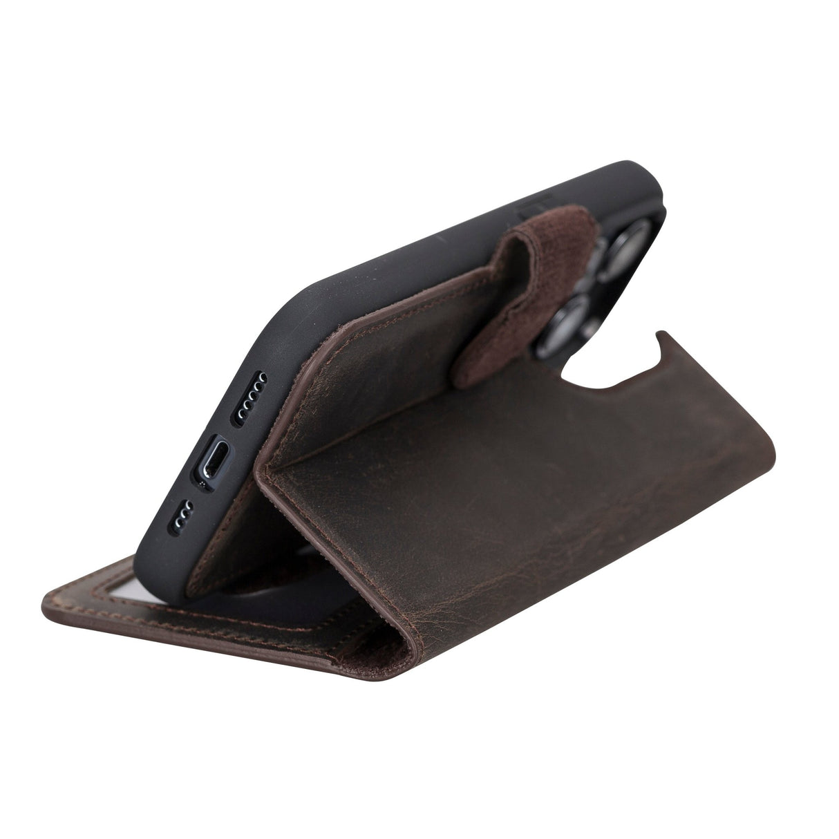 iPhone 14 Pro Leather Wallet Case by Hardiston - premium iPhone 14 Cases