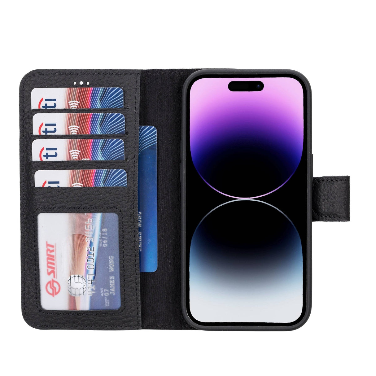 iPhone 14 Pro Leather Wallet Case by Hardiston - premium iPhone 14 Cases