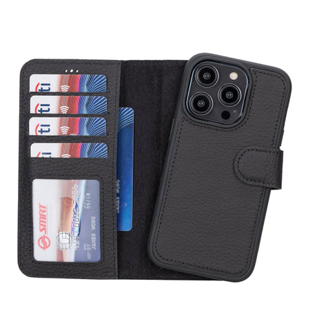 iPhone 14 Pro Leather Wallet Case by Hardiston - premium mws_apo_generated