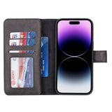iPhone 14 Pro Max Dual Leather Wallet Case by Hardiston - premium iPhone 14 Cases
