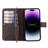 iPhone 14 Pro Max Dual Leather Wallet Case by Hardiston - premium iPhone 14 Cases