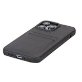 iPhone 14 Pro Max Leather Snap - on wallet phone case by Hardiston - premium iPhone 14 Cases