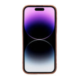 iPhone 14 Pro Max Leather Snap - on wallet phone case by Hardiston - premium iPhone 14 Cases