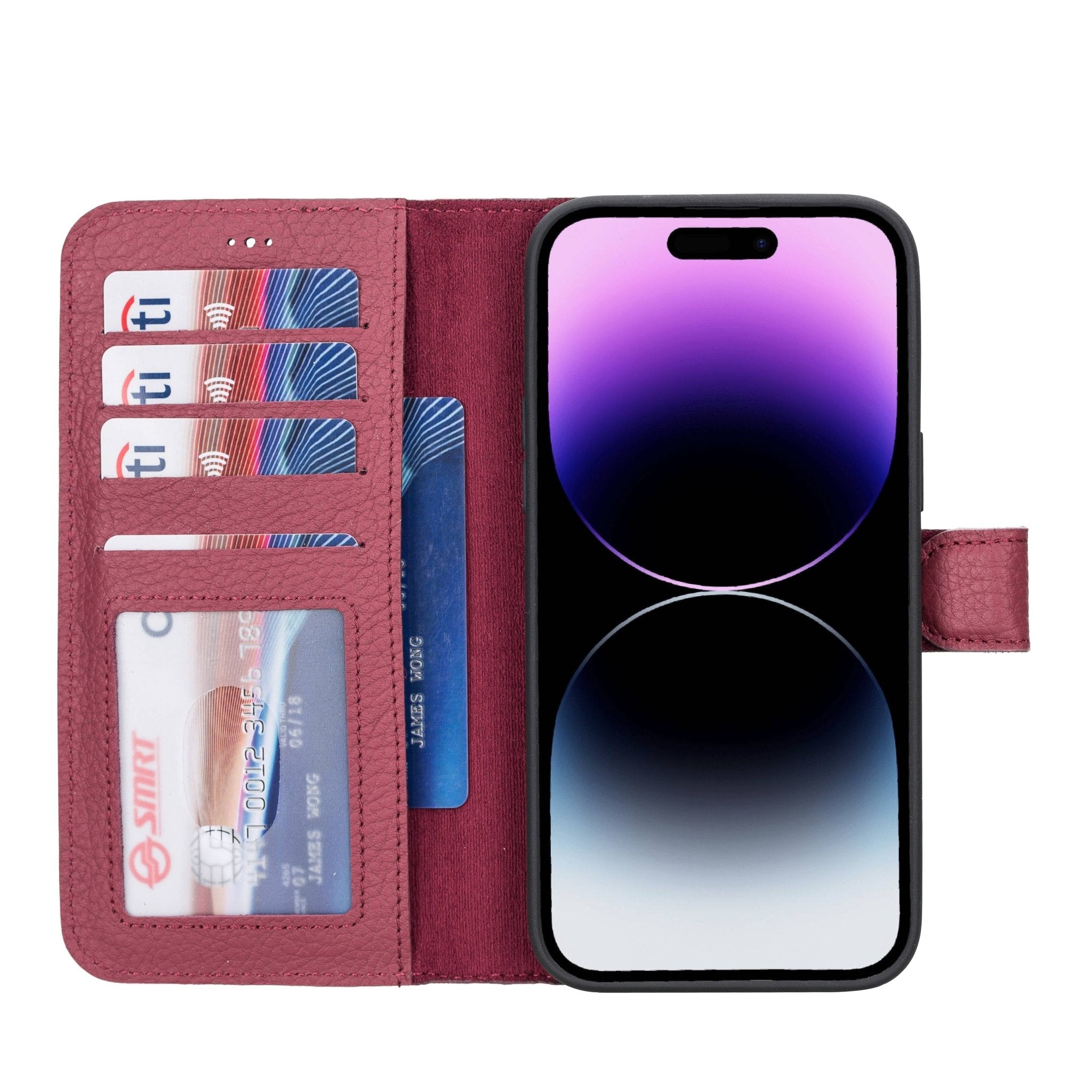 iPhone 14 Pro Max Leather Wallet Case | Hardiston premium leather