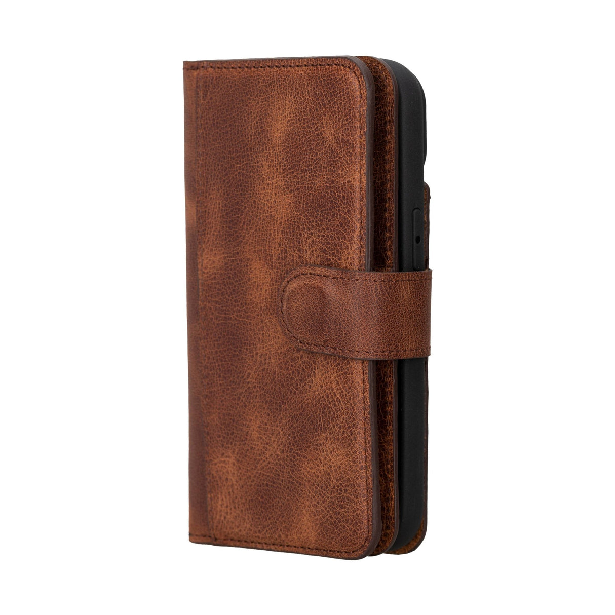 iPhone 15 Leather Dual Wallet Case by Hardiston - premium iPhone 15 Cases