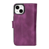 iPhone 15 Leather Dual Wallet Case by Hardiston - premium iPhone 15 Cases