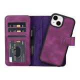 iPhone 15 Leather Dual Wallet Case by Hardiston - premium iPhone 15 Cases