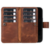 iPhone 15 Leather Dual Wallet Case by Hardiston - premium mws_apo_generated