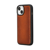 iPhone 15 Leather Snap - on Flex Flat by Hardiston - premium iPhone 15 Cases
