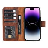 iPhone 15 Leather Wallet PhoneCase by Hardiston - premium iPhone 15 Cases