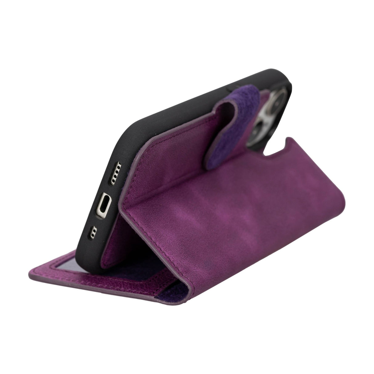 iPhone 15 Leather Wallet PhoneCase by Hardiston - premium iPhone 15 Cases