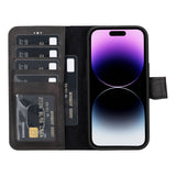 iPhone 15 Leather Wallet PhoneCase by Hardiston - premium iPhone 15 Cases