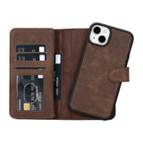 iPhone 15 Plus Leather Dual Wallet Case by Hardiston - premium iPhone 15 Cases