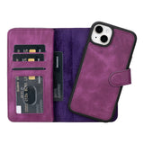 iPhone 15 Plus Leather Dual Wallet Case by Hardiston - premium iPhone 15 Cases