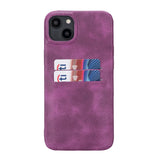 iPhone 15 Plus Leather Snap - On Wallet Phone case by Hardiston - premium iPhone 15 Cases