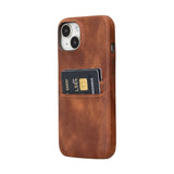 iPhone 15 Plus Leather Snap - On Wallet Phone case by Hardiston - premium iPhone 15 Cases
