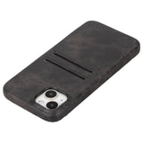 iPhone 15 Plus Leather Snap - On Wallet Phone case by Hardiston - premium iPhone 15 Cases