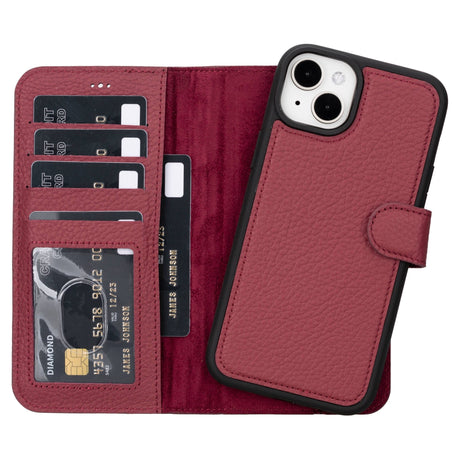 iPhone 15 Plus Leather Wallet Case by Hardiston - premium mws_apo_generated