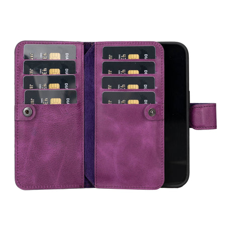 iPhone 15 Pro Dual Leather Wallet Case by Hardiston - premium mws_apo_generated