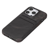 iPhone 15 Pro Leather Snap - on wallet case by Hardiston - premium iPhone 15 Cases