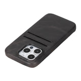 iPhone 15 Pro Leather Snap - on wallet case by Hardiston - premium iPhone 15 Cases