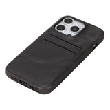iPhone 15 Pro Leather Snap - on wallet case by Hardiston - premium iPhone 15 Cases