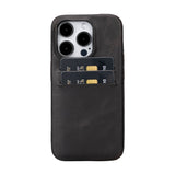iPhone 15 Pro Leather Snap - on wallet case by Hardiston - premium iPhone 15 Cases