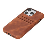 iPhone 15 Pro Leather Snap - on wallet case by Hardiston - premium iPhone 15 Cases