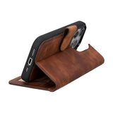 iPhone 15 Pro Leather Wallet Case by Hardiston - premium iPhone 15 Cases