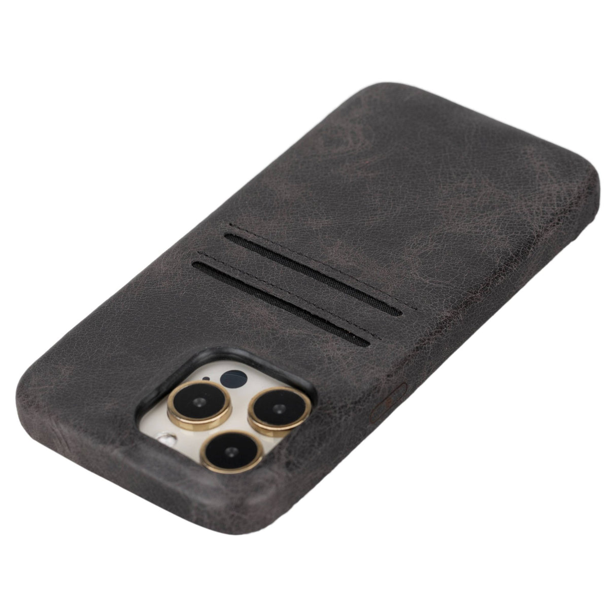 iPhone 15 Pro Max Leather Snap - on wallet case by Hardiston - premium iPhone 15 Cases