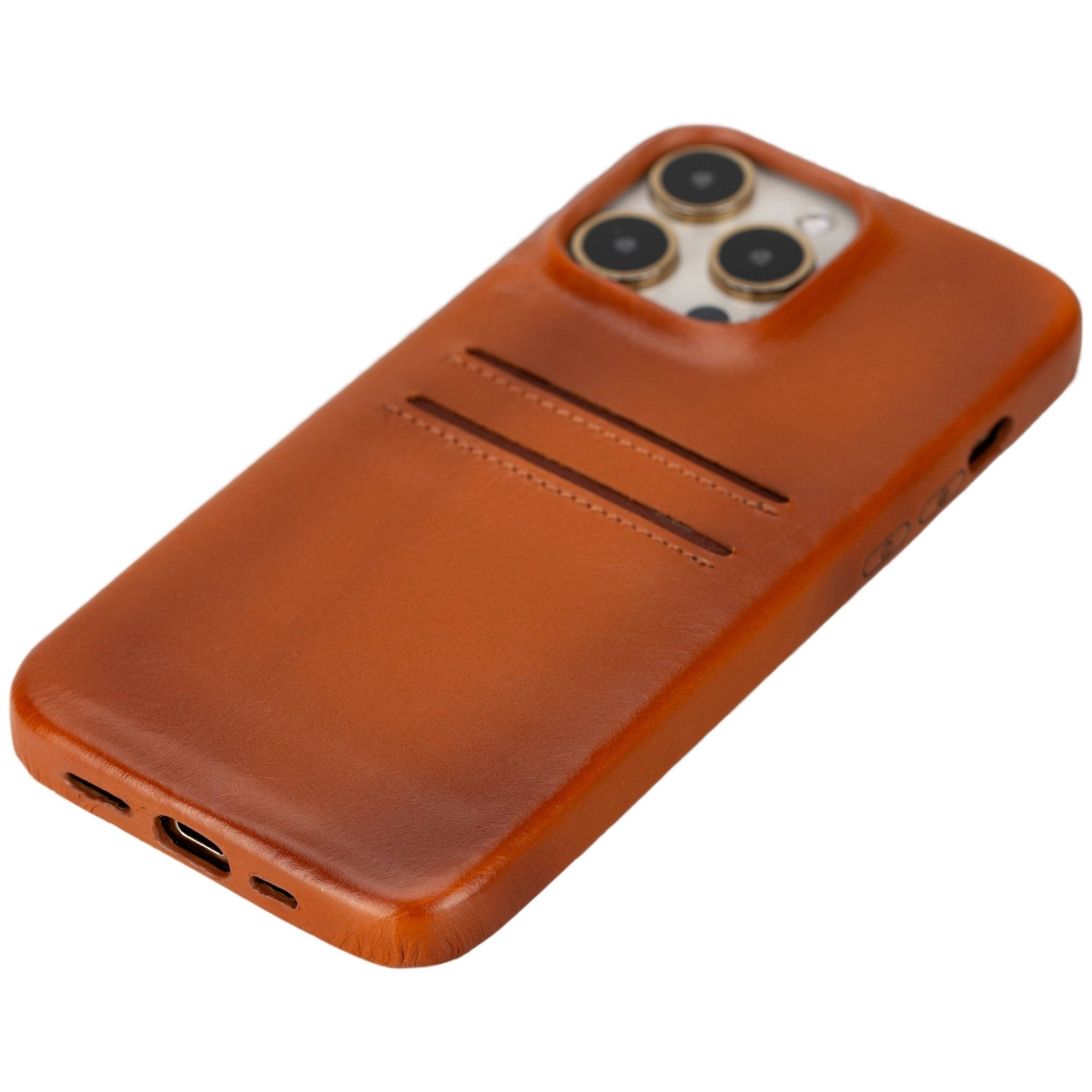 iPhone 15 Pro Max レザーデザインケース iPhone 15 Pro Max MagSafe RFID Leather Case | Hardiston