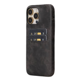 iPhone 15 Pro Max Leather Snap - on wallet case by Hardiston - premium iPhone 15 Cases