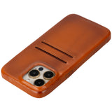 iPhone 15 Pro Max Leather Snap - on wallet case by Hardiston - premium iPhone 15 Cases