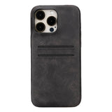iPhone 15 Pro Max Leather Snap - on wallet case by Hardiston - premium iPhone 15 Cases