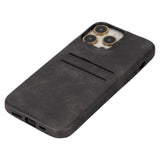 iPhone 15 Pro Max Leather Snap - on wallet case by Hardiston - premium iPhone 15 Cases