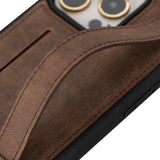 iPhone 15 Pro Max Snap - on Leather Grip Case by Hardiston - premium iPhone 15 Cases