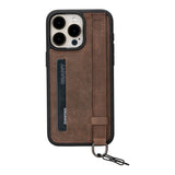 iPhone 15 Pro Max Snap - on Leather Grip Case by Hardiston - premium iPhone 15 Cases