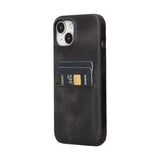 iPhone 15 Snap - on Leather Wallet Case by Hardiston - premium iPhone 15 Cases