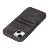 iPhone 15 Snap - on Leather Wallet Case by Hardiston - premium iPhone 15 Cases