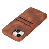 iPhone 15 Snap - on Leather Wallet Case by Hardiston - premium iPhone 15 Cases