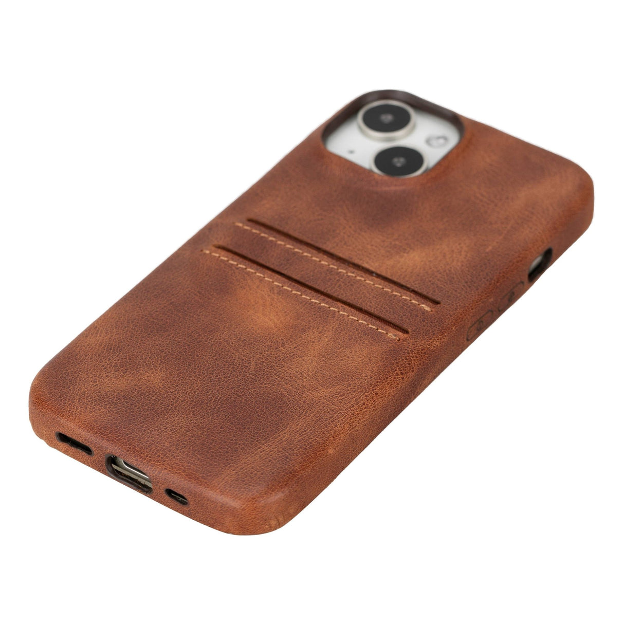 iPhone 15 Snap - on Leather Wallet Case by Hardiston - premium iPhone 15 Cases