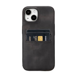 iPhone 15 Snap - on Leather Wallet Case by Hardiston - premium iPhone 15 Cases