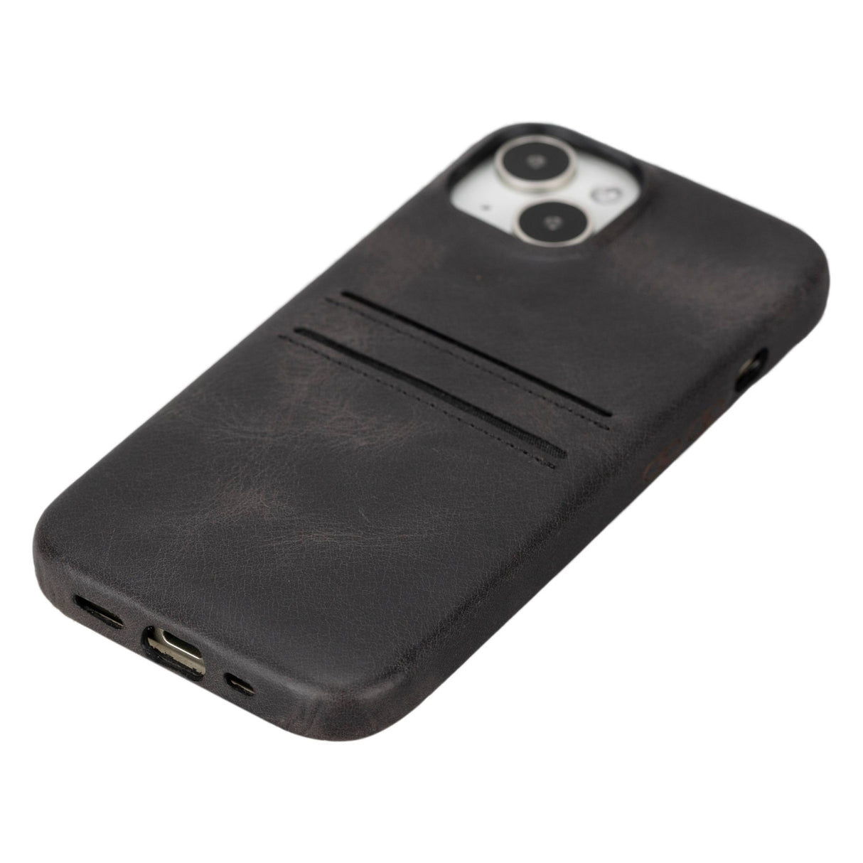 iPhone 15 Snap - on Leather Wallet Case by Hardiston - premium iPhone 15 Cases