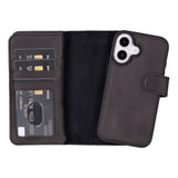 iPhone 16 E Leather Dual Wallet Case by Hardiston - premium iPhone 16 Cases