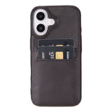 iPhone 16 E Snap - on Leather Wallet Case by Hardiston - premium iPhone 16 Cases