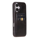 iPhone 16 E Snap - on Leather Wallet Case by Hardiston - premium iPhone 16 Cases
