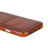 iPhone 16 E Snap - on Leather Wallet Case by Hardiston - premium iPhone 16 Cases